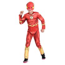 Fantasia The Flash Infantil com Peitoral - DC - Original