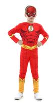 Fantasia The Flash Infantil Standart Longa Máscara - SulAmericana