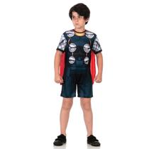 Fantasia Thor Infantil Curto - Marvel - Vingadores Fantasia Thor Infantil Curto - Marvel - Vingadores
