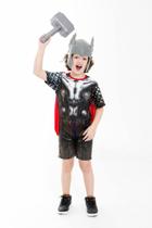 Fantasia Thor Ragnarok Infantil Com Mascara E Martelo Fantasia Thor Ragnarok Infantil Com Mascara E Martelo