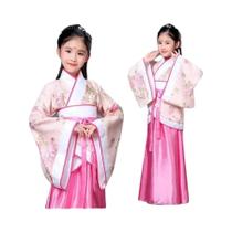 Fantasia Tradicional De Dança Do Leão Chinês Para Meninas, Vestido De Dança Folclórica Hanfu Para