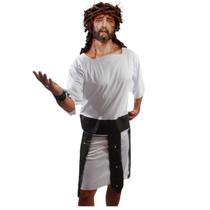 Fantasia Traje Teatral Caracterização Paixão de Cristo Crucificação de Jesus Teatro de Páscoa Evento Sexta Feira Santa
