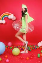 Fantasia Tubarão Verde Feminino Adulto - Fantastique Fantasia Tubarão Verde Feminino Adulto - Fantastique