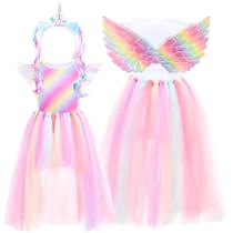 Fantasia Unicórnio Infantil Menina Aniversario Festa Luxo