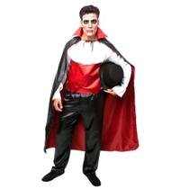 Fantasia Vampiro Drácula Adulto Masculino Halloween Fantasia Vampiro Drácula Adulto Masculino Halloween