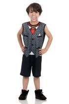 Fantasia Vampiro James Infantil - Siper Pop - Halloween Fantasia Vampiro James Infantil - Siper Pop - Halloween