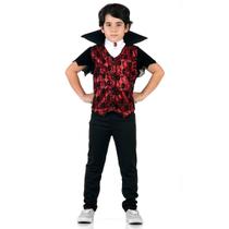 Fantasia Vampiro Lua Nova Infantil - Halloween Fantasia Vampiro Lua Nova Infantil - Halloween