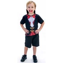 Fantasia Vampiro Menino Infantil Fantasia Halloween de Vampiro Drácula Anjo 206