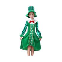 Fantasia Verde De Leprechaun Irlandês Para Crianças, Traje Para O Dia De São Patrício E Festa De Fantasia Verde De Leprechaun Irlandês Para Crianças, Traje Para O Dia De São Patrício E Festa De