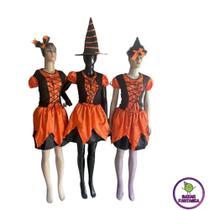 Fantasia vestido bruxa halloween