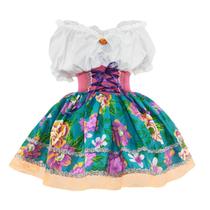 Fantasia Vestido Caipira Feminino Adulto Festa Junina de Luxo Fantasia Vestido Caipira Feminino Adulto Festa Junina de Luxo