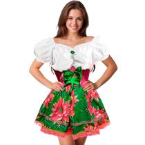 Fantasia Vestido Caipira Feminino Adulto Festa Junina de Luxo Fantasia Vestido Caipira Feminino Adulto Festa Junina de Luxo