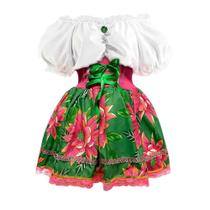 Fantasia Vestido Caipira Feminino Adulto Festa Junina de Luxo Fantasia Vestido Caipira Feminino Adulto Festa Junina de Luxo