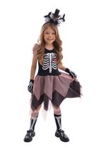 Fantasia Vestido de Esqueleto