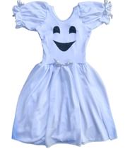 Fantasia Vestido Fantasma Moda Halloween Blogueirinha Infantil Menina-Ana fantasias Fantasia Vestido Fantasma Moda Halloween Blogueirinha Infantil Menina-Ana fantasias