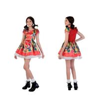 Fantasia Vestido Festa Junina Infantil Caipirinha Vermelho Fantasia Vestido Festa Junina Infantil Caipirinha Vermelho