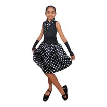 Fantasia Vestido Infantil Anos 60/70 Fantasia Vestido Infantil Anos 60/70