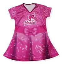 Fantasia Vestido Infantil Barbie 1 a 9 anos