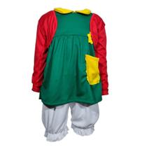 Fantasia Vestido Infantil Chiquinha - Mundo Encantado Fantasias