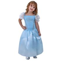 Fantasia/Vestido Infantil de Princesa Linha Cristal