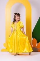 Fantasia Vestido Infantil Princesa A Bela E A Fera Amarela Fantasia Vestido Infantil Princesa A Bela E A Fera Amarela