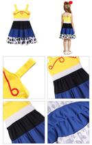 Fantasia Vestido Jessie Tecido Leve E Confortável Toy Story - M (4 a 5 Anos)