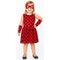 Fantasia Vestido Lady Menina Joaninha Fantasia Vestido Lady Menina Joaninha