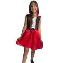 Fantasia/vestido/roupa chapeuzinho vermelho infantil - MUNDO FELIZ