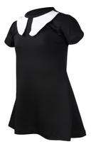 Fantasia Vestido Roupa Vandinha 2 a 9 anos