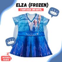 Fantasia Vestido Simples da Elza (Frozen)