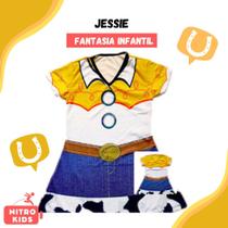 Fantasia Vestido Simples da Jessie ( Toy Story)