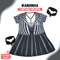 Fantasia Vestido Simples da Wandinha Addans