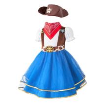Fantasia, Vestir, roupa de festa, Daisy Cowgirl Girl 5-6