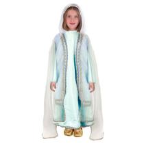 Fantasia Virgem Maria Luxo Infantil Teatro Bíblico Natalino Fantasia Virgem Maria Luxo Infantil Teatro Bíblico Natalino