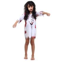 Fantasia Zumbi Infantil de Halloween Menina Cadáver