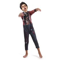 Fantasia Zumbi Longo Infantil - Halloween Fantasia Zumbi Longo Infantil - Halloween