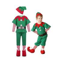 Fantasias De Elfo Verde Para Crianças 2025, Traje De Papai Noel Para O Natal, Conjuntos De Cosplay