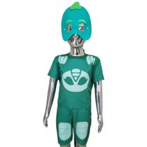 Fantasias Infantis Lagartixo ou Menino Gato do PJ Masks