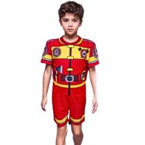 Fantasias Infantis Menino de Bombeiros Fantasias Infantis Menino de Bombeiros