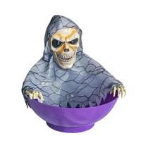 Fantasma Animado De Halloween Com Sensor De Movimento, Luz E Som Decoração Elástica Para Casa