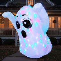 Fantasma inflável Joiedomi de 1,5 m de altura com luzes LED Fantasma inflável Joiedomi de 1,5 m de altura com luzes LED