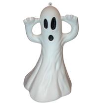Fantasma plástico decoração Halloween pendurar fantasminha Fantasma plástico decoração Halloween pendurar fantasminha