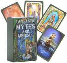Fantastic Myths And Legends Tarot Deck Tarô Dos Mitos e Lendas Fantásticas Baralho de Cartas de Oráculo