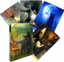 Fantasy Cats Oracle Deck Oráculo Gatos De Fantasia Baralho de Cartas de Tarô
