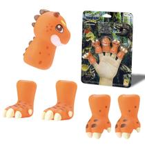 Fantoche De Dedo Brinquedo Dedoche Dinossauro T-Rex Bee Toys