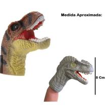 Fantoche de dedo (Dedoche) de Dinossauros - kit 5 un - Dinopark - 672 - Bee Toys