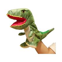 Fantoche De Mão De Dinossauro Brinquedos De Pelúcia Triceratops Tiranossauro Dilophosaurus Luvas De