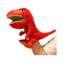 Fantoche De Mão De Dinossauro Brinquedos De Pelúcia Triceratops Tiranossauro Dilophosaurus Luvas De