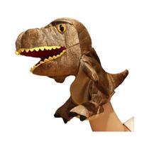 Fantoche De Mão De Dinossauro Brinquedos De Pelúcia Triceratops Tiranossauro Dilophosaurus Luvas De