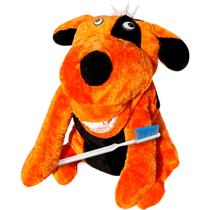 Fantoche Dentário Pelúcia Luxo com Macro Arcada - Cachorro Laranja Fantoche Dentário Pelúcia Luxo com Macro Arcada - Cachorro Laranja